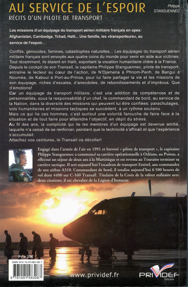 AU SERVICE DE L'ESPOIR : RÉCITS D'UN PILOTE DE TRANSPORT