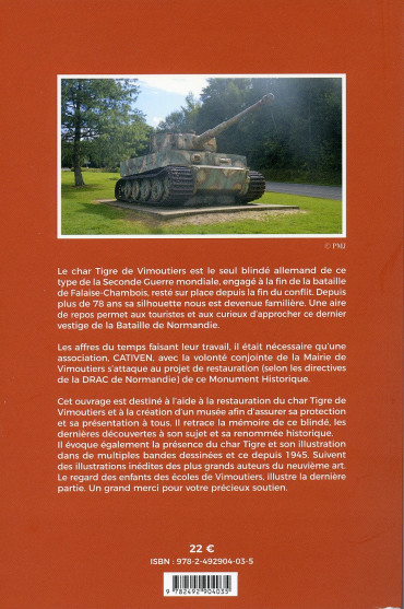 Le char Tigre de Vimoutiers en Normandie