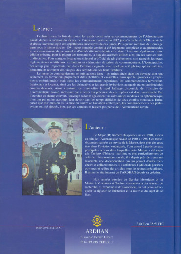 LES COMMANDEMENTS DE L'AÉRONAUTIQUE NAVALE (1912-2000)
