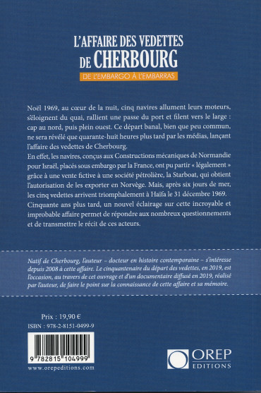 L'AFFAIRE DES VEDETTES DE CHERBOURG
