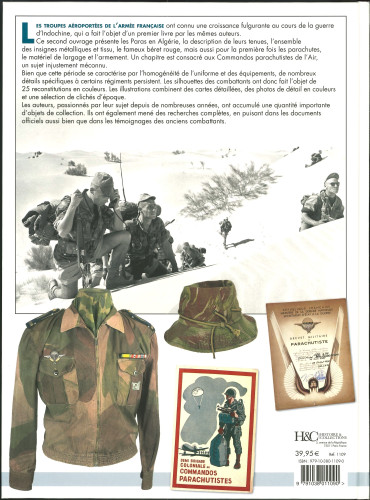 PARAS FRANCAIS ALGERIE 1954-1962 : HISTOIRE - UNIFORMES - COIFFURES - EQUIPEMENTS - INSIGNES