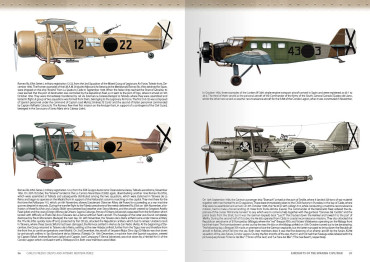 AIRCRAFTS OF THE SPANISH CIVIL WAR - 1936-1939 - PROFILES OF 226 AIRCRAFTS