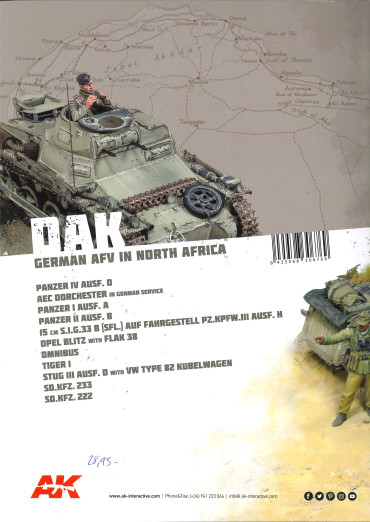 DAK GERMAN AFV IN NORTH AFRICA
