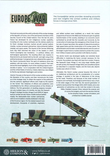 A sword for peace and liberty volume 1 - Force de frappe - The French Nuclear Strike Force and the First Cold War 1945-1990