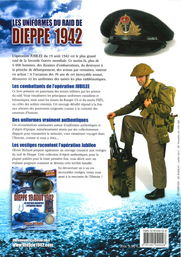LES UNIFORMES DU RAID DE DIEPPE 1942