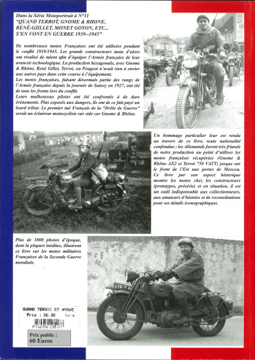 Quand Terrot, Gnome & Rhône, Monet & Goyon, Peugeot, René Gillet…s’en vont en guerre 1939-1945