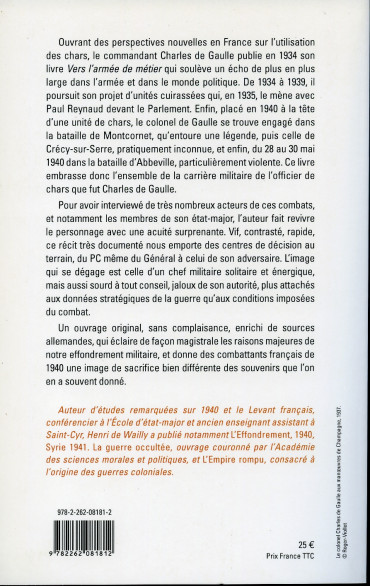DE GAULLE SOUS LE CASQUE