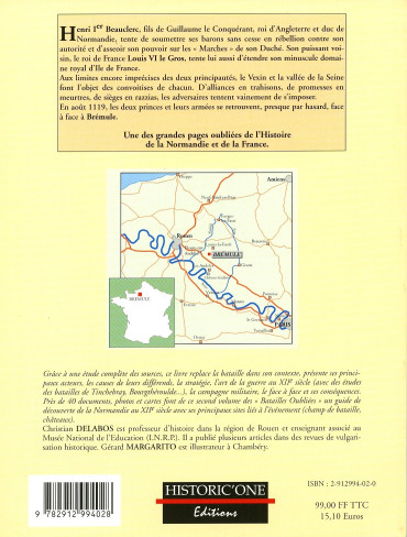 BRÉMULE 20 AOUT 1119 : LES NORMANDS ÉCRASENT LE ROI DE FRANCE