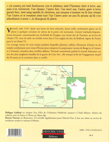 VERNEUIL 17 AOUT 1424 : LES ÉCOSSAIS AU SERVICE DE LA FRANCE