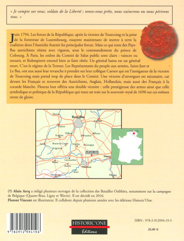 FLEURUS 26 JUIN 1794 : la Révolution française est sauvée