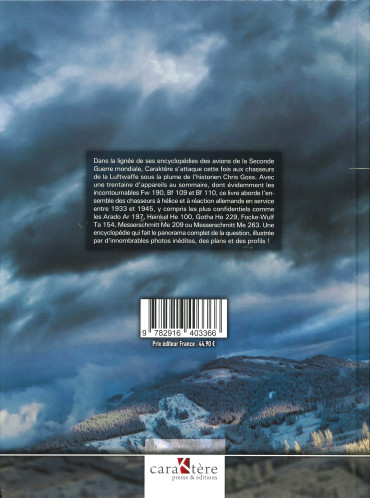 ENCYCLOPEDIE DES AVIONS DE CHASSE ALLEMANDS 1939-1945