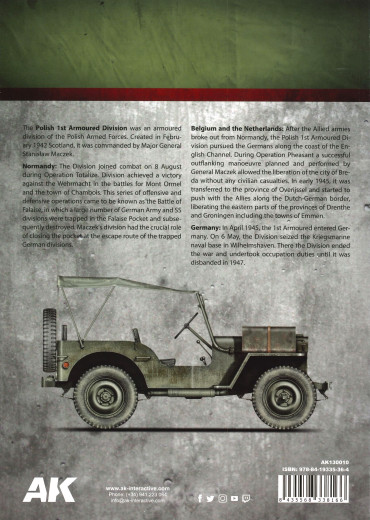 Vehicles of the Polish 1st Armoured Division - Camouflage & Markings. France, Belgium, Holland and Germany 1944-45