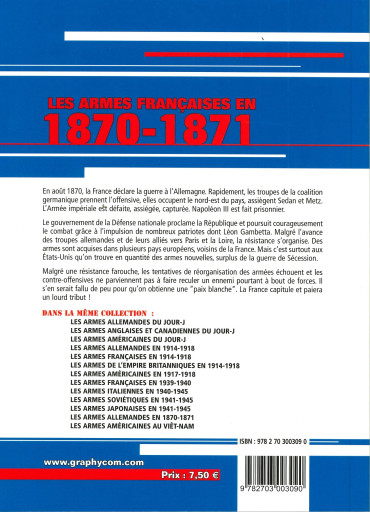 LES ARMES FRANCAISES EN 1870-1871