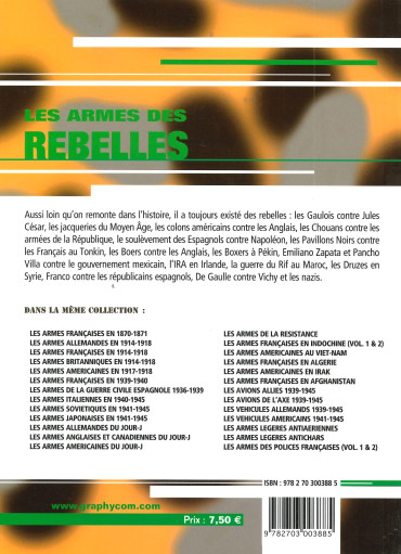LES ARMES DES REBELLES