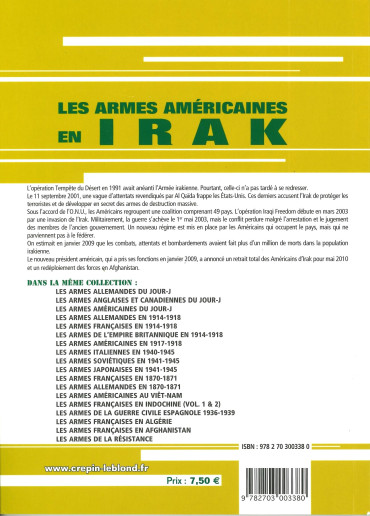 LES ARMES AMERICAINES EN IRAK