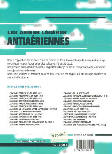 LES ARMES LEGERES ANTIAERIENNES