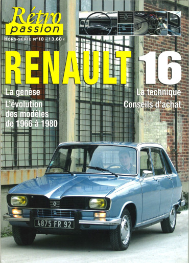 RENAULT 16 HORS-SÉRIE RÉTRO PASSION N°10