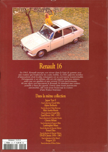 RENAULT 16 HORS-SÉRIE RÉTRO PASSION N°10