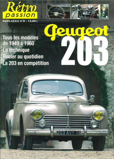 PEUGEOT 203 HORS-SÉRIE RÉTRO PASSION N°9