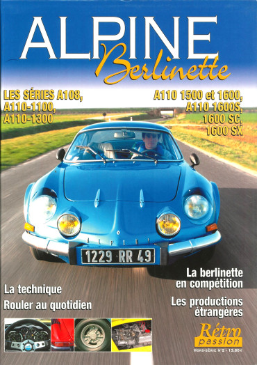 ALPINE BERLINETTE HORS-SÉRIE RÉTRO PASSION N°2