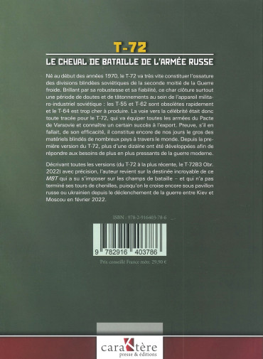 T-72 LE CHEVAL DE BATAILLE DE L'ARMÉE RUSSE
