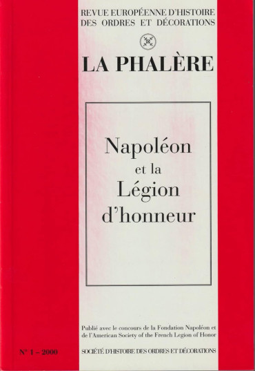 LA PHALERE - NAPOLEON ET LA LEGION D'HONNEUR