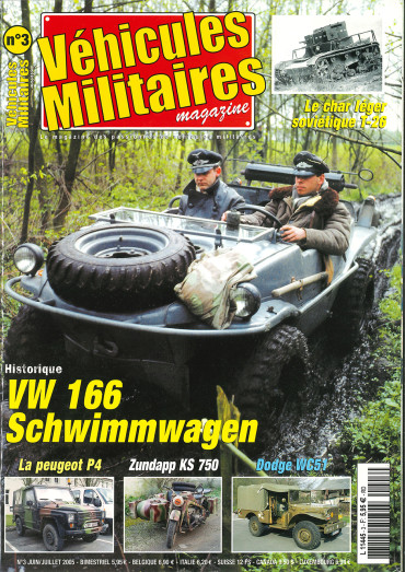 VEHICULES MILITAIRES N°3 JUIN / JUILLET 2005