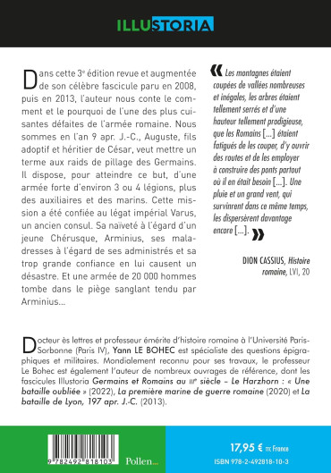 La bataille du Teutoburg, 9 apr. J.-C.