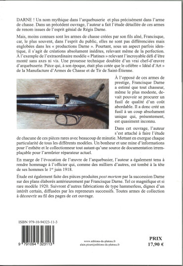 LES FUSILS DE CHASSE DE FRANCISQUE DARNE 1908-1966