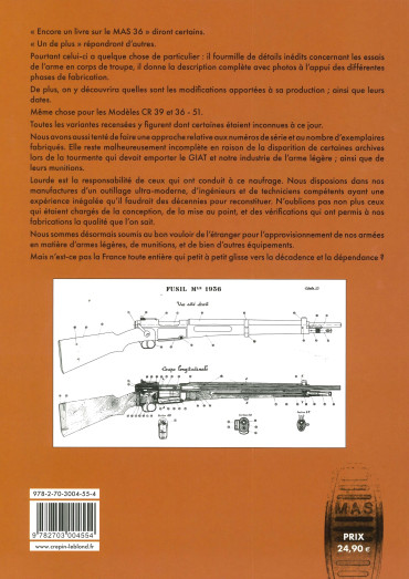MAS 36 TOME 1 : HISTOIRE, FABRICATION, ACCESSOIRES