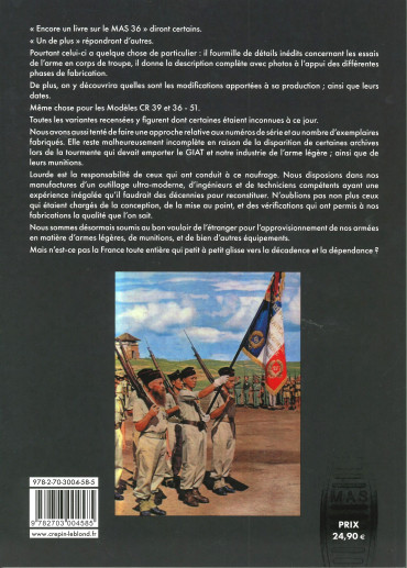 MAS 36 TOME 2 : VARIANTES, ENTRETIEN, MUNITIONS