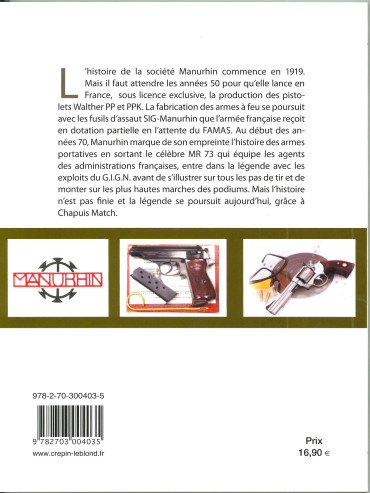 LES PISTOLETS MANURHIN