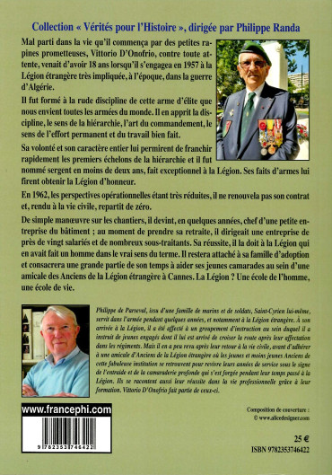 Ma famille la Légion : Elle devint celle de Vittorio D’Onofrio