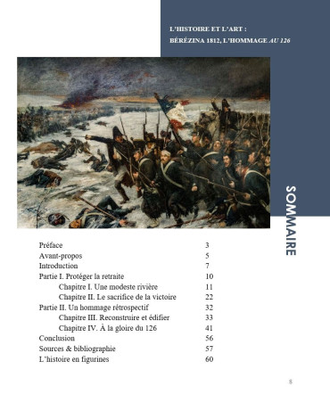 L’histoire et l’art : Bérézina 1812. L’Hommage au 126e RI