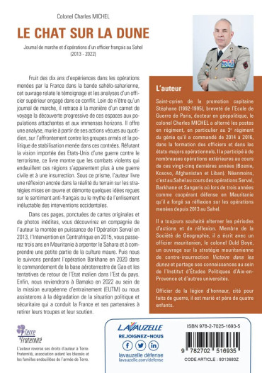 Le chat sur la dune - Journal de marche et d'opérations d'un officier français au Sahel (2013-2022)