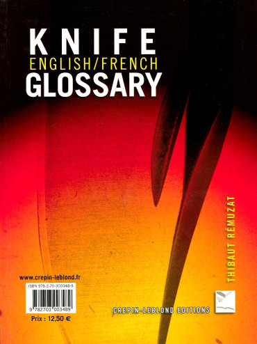 Glossaire français/anglais du couteau - English/French knife glossary