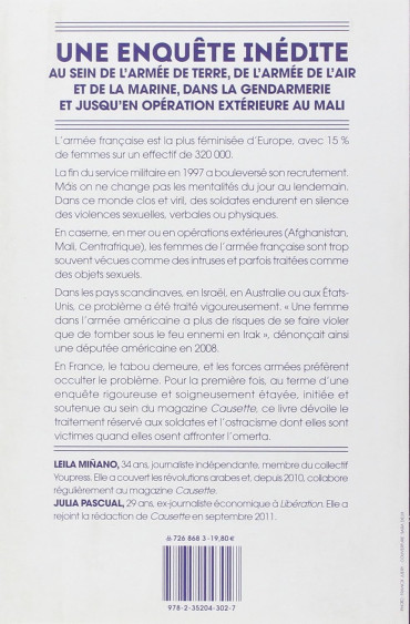La guerre invisible - Révélations sur les violences sexuelles dans l'armée française