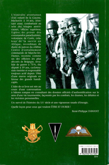 JEAN MILITIS - COMMANDO PARACHUTISTE "ETRE ET DURER"