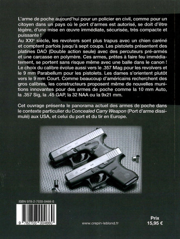 L'ARME DE POCHE AU XXIe SIÈCLE