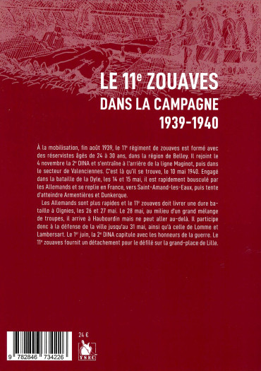 Le 11e Zouaves dans la campagne 1939-1940 – Général Bousquet