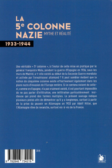 La 5e Colonne nazie 1933-1944 - Mythe et réalité