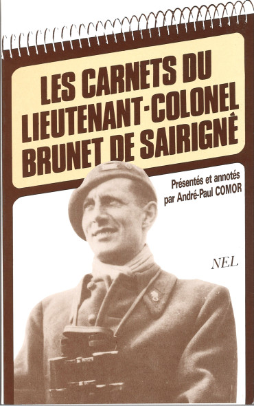 Les carnets du lieutenant-colonel Brunet de Sairigné