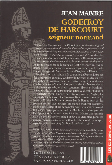 Godefroy de Harcourt seigneur Normand par Jean Mabire