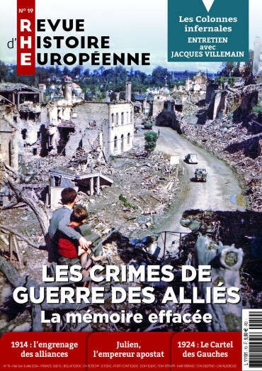 REVUE D'HISTOIRE EUROPEENNE N° 19 MAI JUIN JUILLET 2024