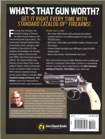 Gun Digest 2024 Standard Catalog of Firearms, 34th Edition