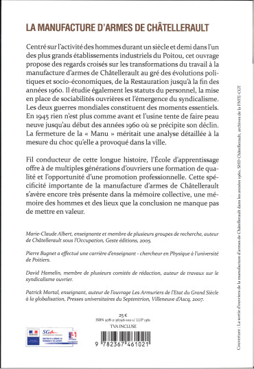 La manufacture d'armes de Châtellerault : Une histoire sociale (1819-1968)
