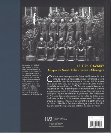 LE 117th CAVALRY : Afrique du Nord - Italie - France - Allemagne