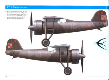 PZL Combat Fighters : PZL P.7, PZL P.11, PZL P.24