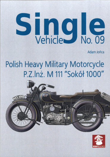 Polish Heavy Military Motorcycle P.z.inz. M 111 Sokól 1000. Single vehicle N°09