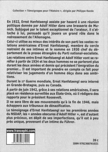 Hitler, les années obscures